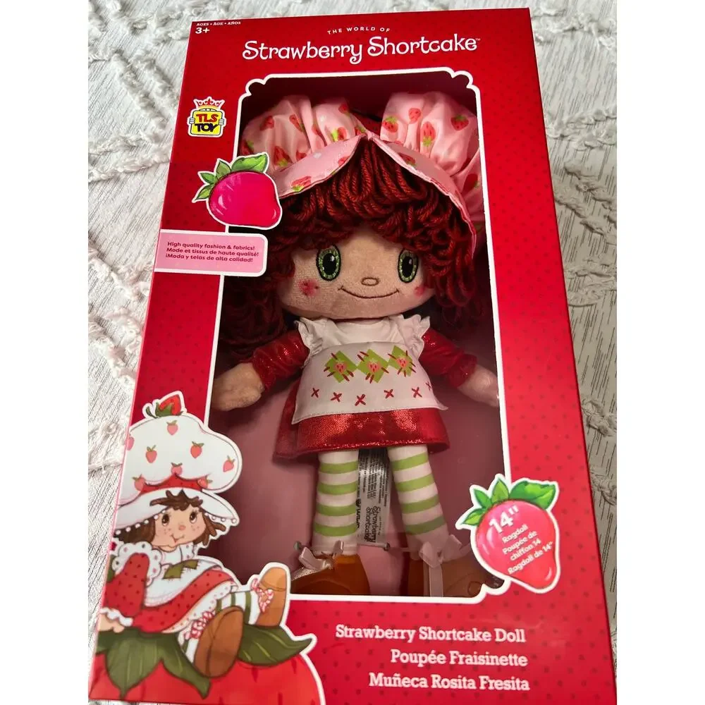 Strawberry Shortcake 14 inch Retro Classic Ragdoll Stuffed Character Plush